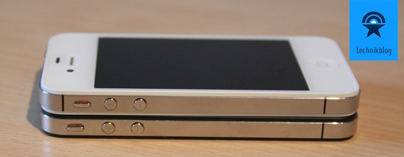 Die iPhone 4S Antenne im Vergleich zum iPhone 4