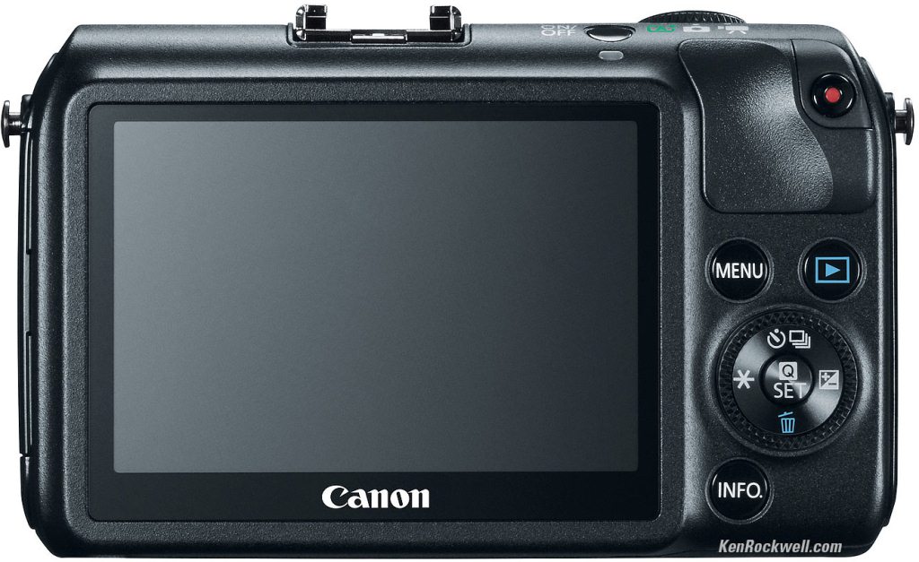 Canon EOS M Rückseite