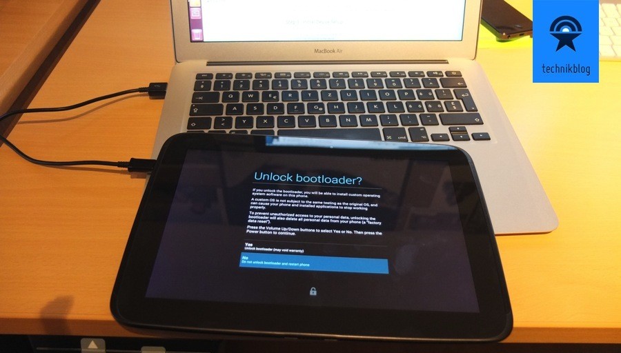 Unlock Bootloader on Nexus 10