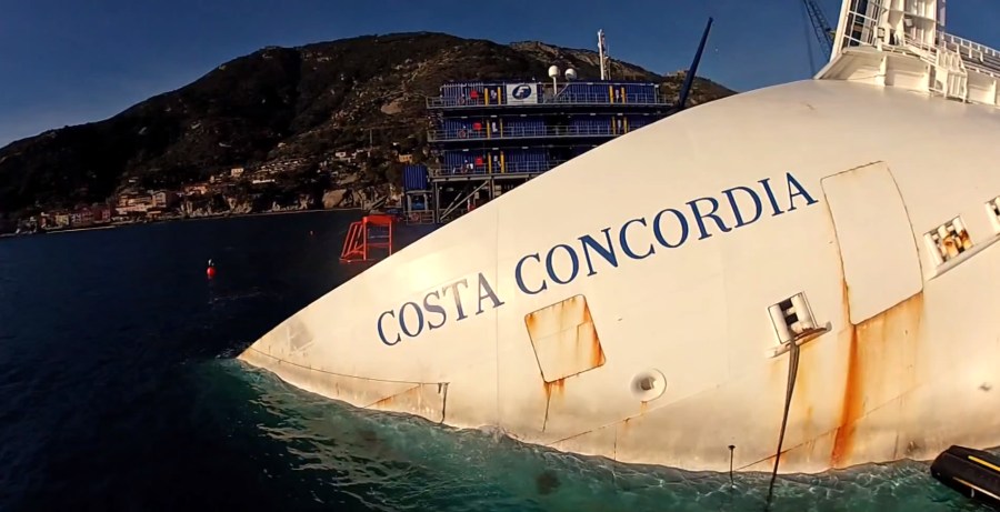 TBS im einsatz an der Costa Concordia