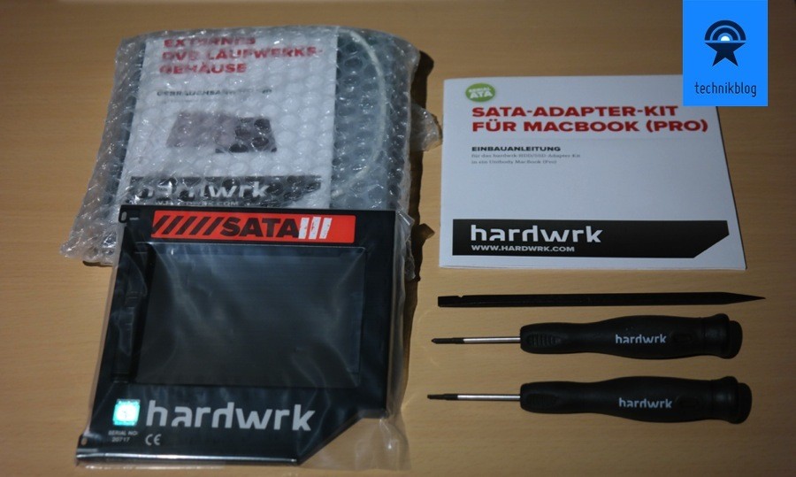 hardwrk SSD Adapter mit SATA 3 - Set