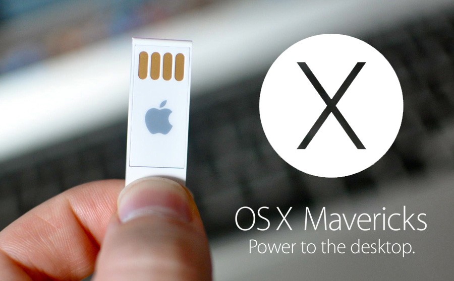 OS X Mavericks USB Stick erstellen (Hintergrundbild von Josh Lowensohn/CNET) 