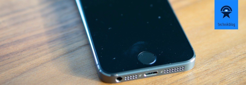 Am spacegrauen iPhone ist der TouchID-Ring um den Homebutton am schlechtesten zu erkennen