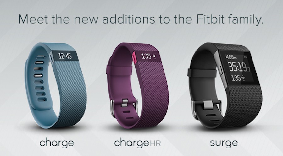 Fitbit Charge, Charge HR und Surge