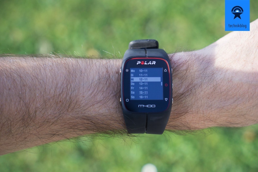 schwarz Polar M400 GPS-Laufuhr ohne Herzfrequenzmonitor 