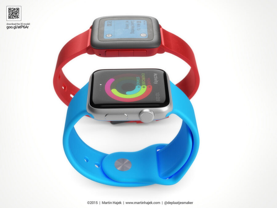 Vergleichsgrafiken Apple Watch vs Pebble Time von Martin Hajek - 3